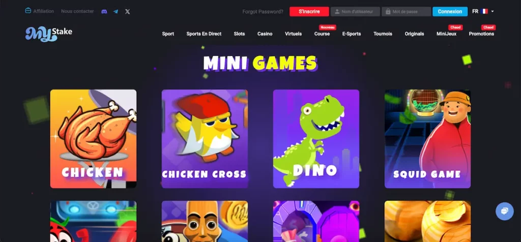 jeu des mines sur mystake casino